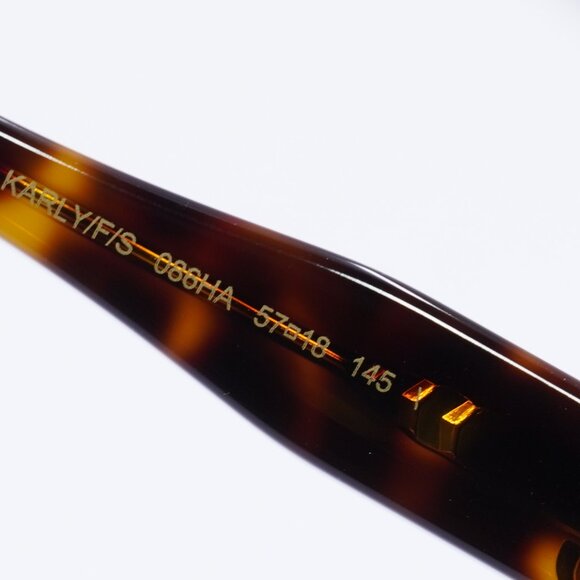 Jimmy Choo KARLY/F/S 0086 HA Sunglasses Havana Square Frame, Brown Lenses - Picture 7 of 10